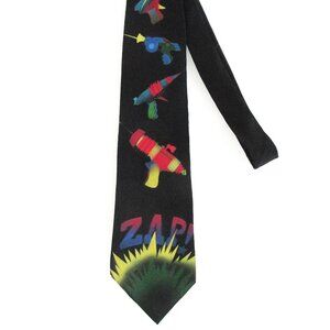 Flamingo Joe Men's Hand Painted Silk Tie